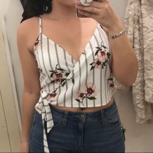 Floral crop top